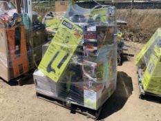 Pallet of Misc Power Tools, Including Mower,