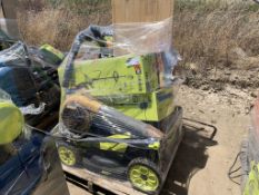 Pallet of Misc Power Tools, Including Leaf Blower,
