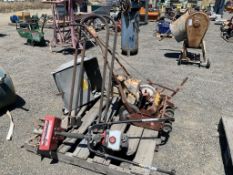 Gas Lawn Mower w/Grass Catcher, Gas Leaf Blower,