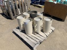 Pallet of BioClean B10-DS-8 Downspout Filters.