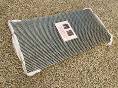 (10) Unused 3ft x 6ft 12-Gauge Galvanized Steel