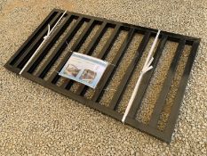 (2) Unused 5.9ft x 3.3ft Galvanized Steel Fencing