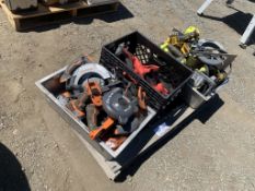 Pallet of Misc Tools, Including Circular Saws,