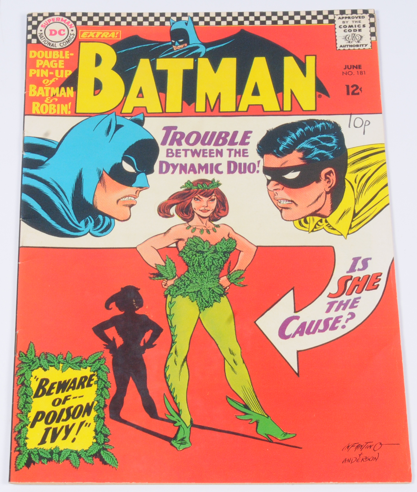 DC Comics, Batman #181 (1966) First Appearance of Poison Ivy. Poster ...