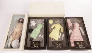 Franklin Mint, a fashion doll and three extra outfits comprising The Jackie Doll, …