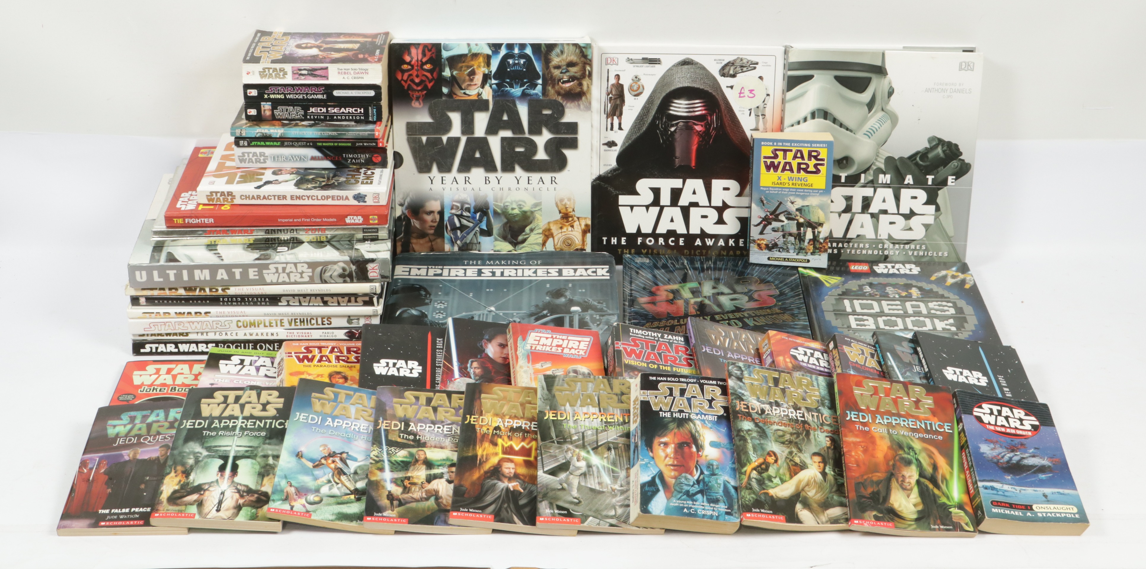 Star Wars Rarity Star Wars, a large quantity of hardback and paperback illustrated books ...