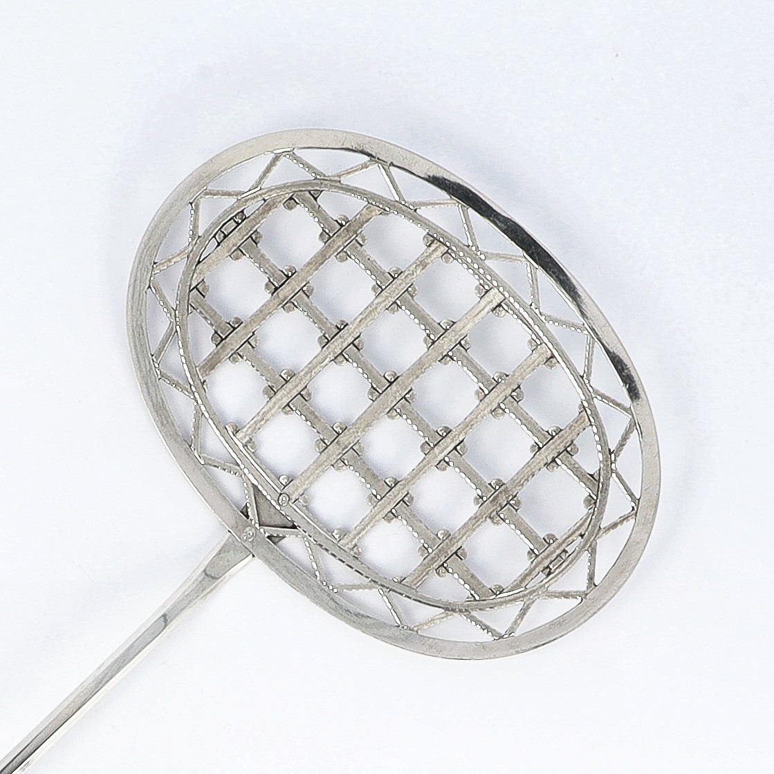 No Reserve - Fish scoop, Hendrik Hubert, Groningen ca. 1790, silver - Image 2 of 5