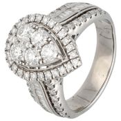 10K White gold ring set with approx 1.70 ct. diamond