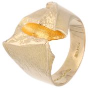 Lapponia 'Gold Peak' 14K Yellow gold ring by Björn Weckström