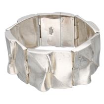 Lapponia 'Cataract' Sterling silver bracelet by Björn Weckström
