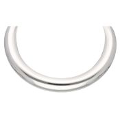 Hermès 'Mombasa' Sterling silver torque necklace