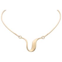 Hans Hansen 14K Yellow gold necklace