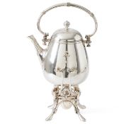 Christofle Japonisme bouilloire / samovar, model Bambou, Paris ca. 1890, silver-plated