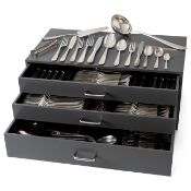 Christofle cutlery set (152), model Coquille Berain, Paris ca. 1930-1940, silver-plated