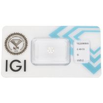 0.48 ct. Round Brilliant IGI certified natural diamond