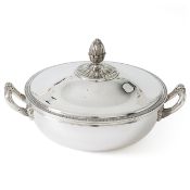 Christofle terrine, model Malmaison, Paris 1980-1990, silver-plated