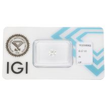 0.57 ct. Round Brilliant IGI certified natural diamond