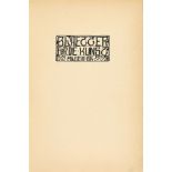 Calligraphy. – 2 anonymous copies from the 10th series of ‘Blätter für die Kunst’. 2 vols.