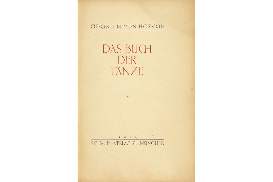 Ö. v. Horváth, Das Buch der Tänze. München 1922. - With a personal dedication by the author. - Image 1 of 2