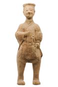 A Sichuan terracotta figure of a farmer