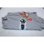 Four Liverpool Football Club Foundation Diogo Jota Forever 20 T-Shirt, Grey, Size L