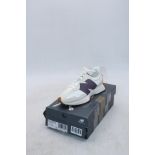 New Balance WS327FTC Trainers, Beige/White/Purple Suede/Mesh White, UK 5.5. Box damaged