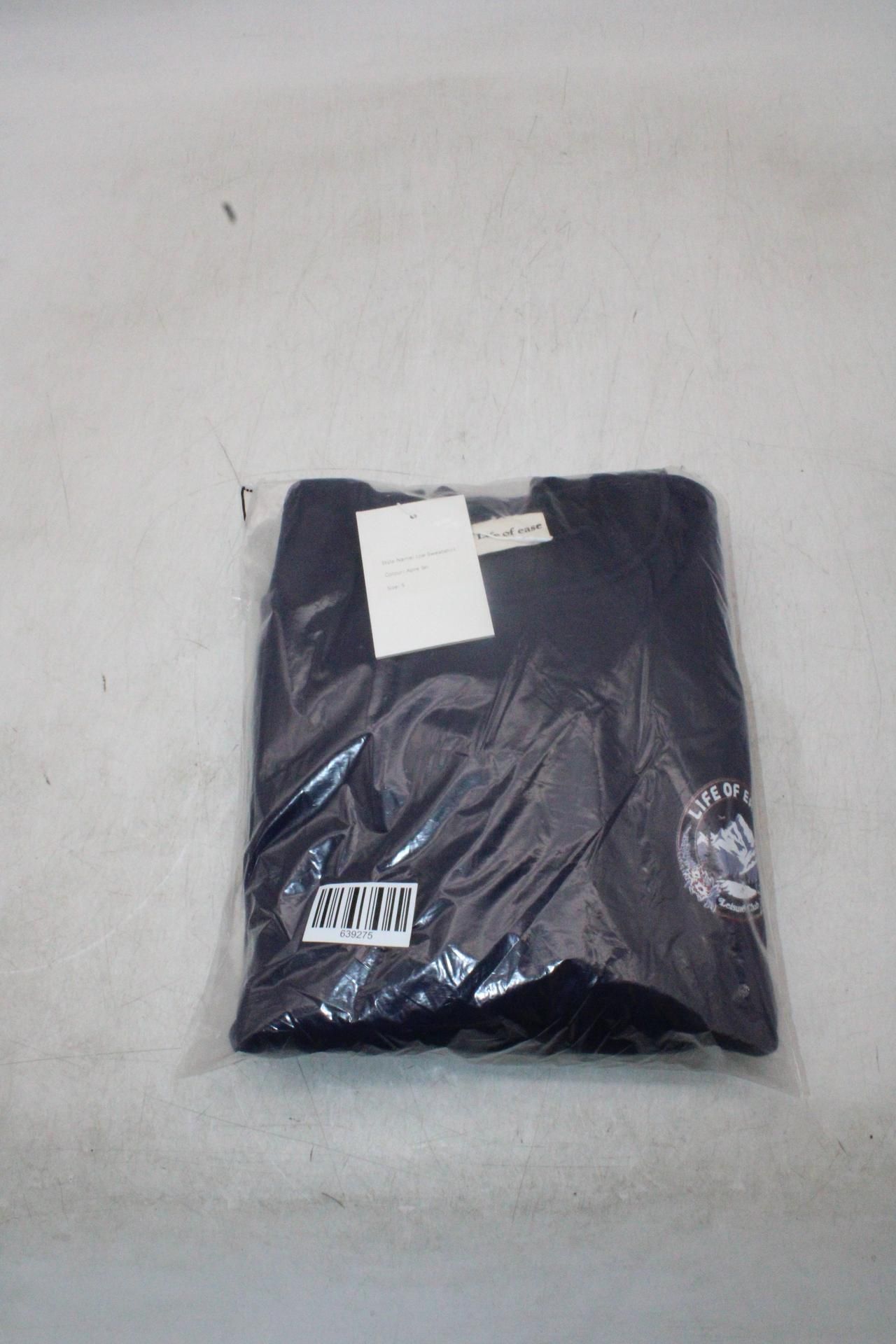 Life of Ease Leisure Club Logo Sweatshirt, Navy, Size S