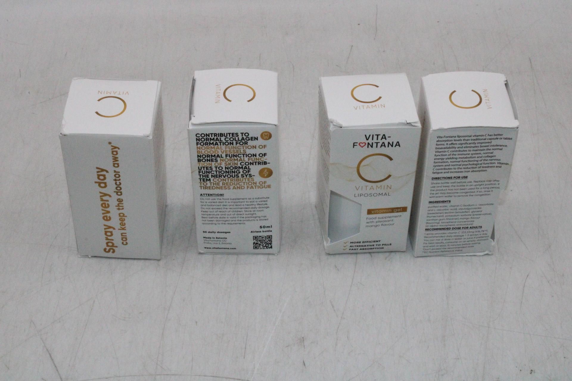 Twenty-seven Vita Fontana Vitamin Gel Food Supplement, Mango, 50ml, Expiry Date 09/2024