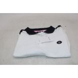 Eden Park Polo Shirt, White/Black/Pink, Size M