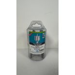 Two Heller Tools 196253" 3215" Core Drill Set of SDS-Plus, Silver, 50 X 40 X 120 Mm