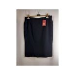 Two Carmen Melero Women's Below Knee Pencil Skirt, Black, UK Size 20
