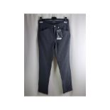 Golfino Womens The Sebastiana Slim Fit Trousers Grey, Size 10 UK