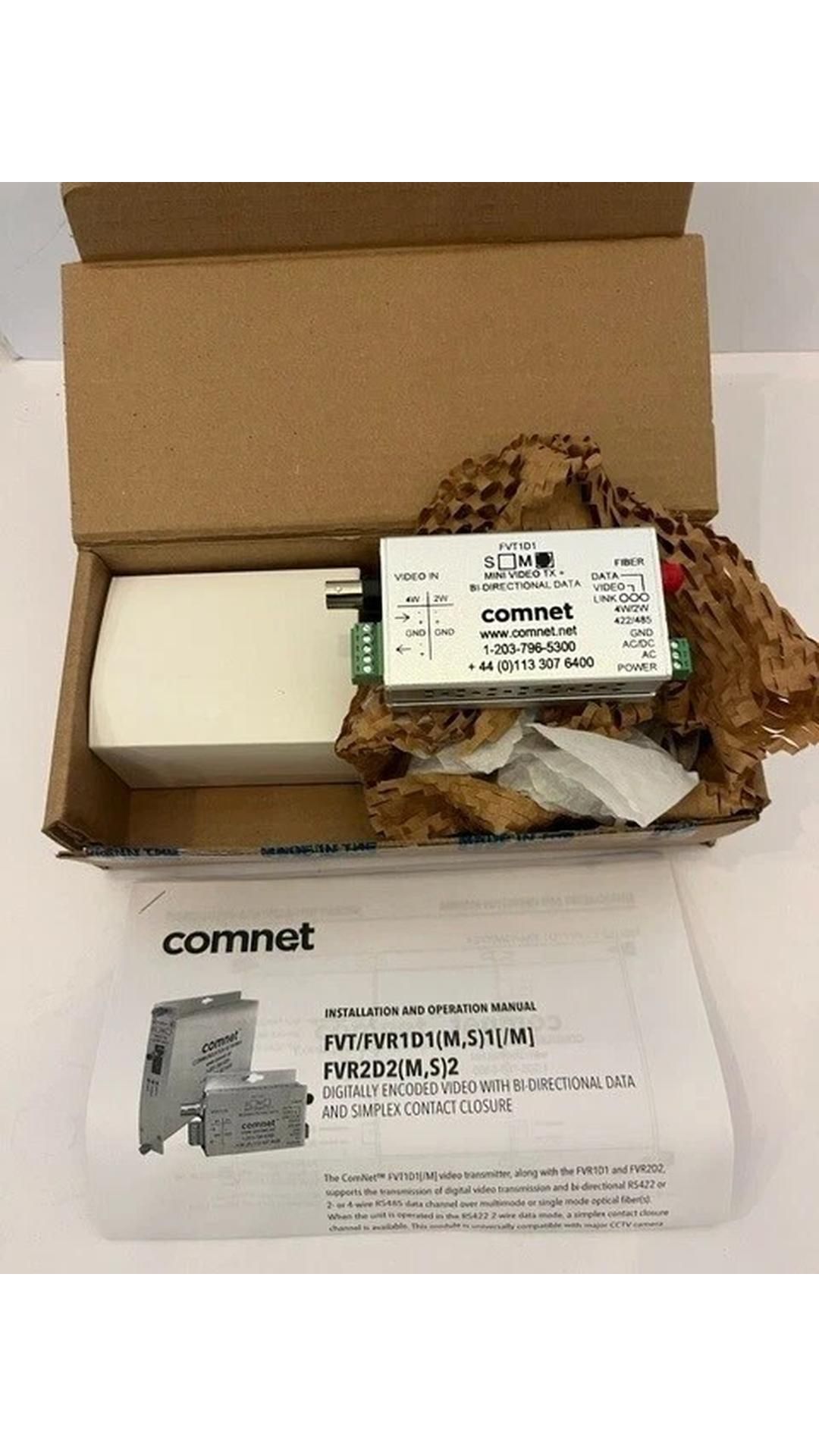 Eight ComNet Digital Video Transmitter Reference: FVT1D1M1/M