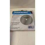Three Silverline 244964 TCT Veneer Blade 80T 250 X 30, 25, 20, 16 Mm Rings, 2 Per Pack