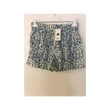 Three Pairs of Arrels Barcelona Beach Graphic Swim Shorts, Blue, Size XL