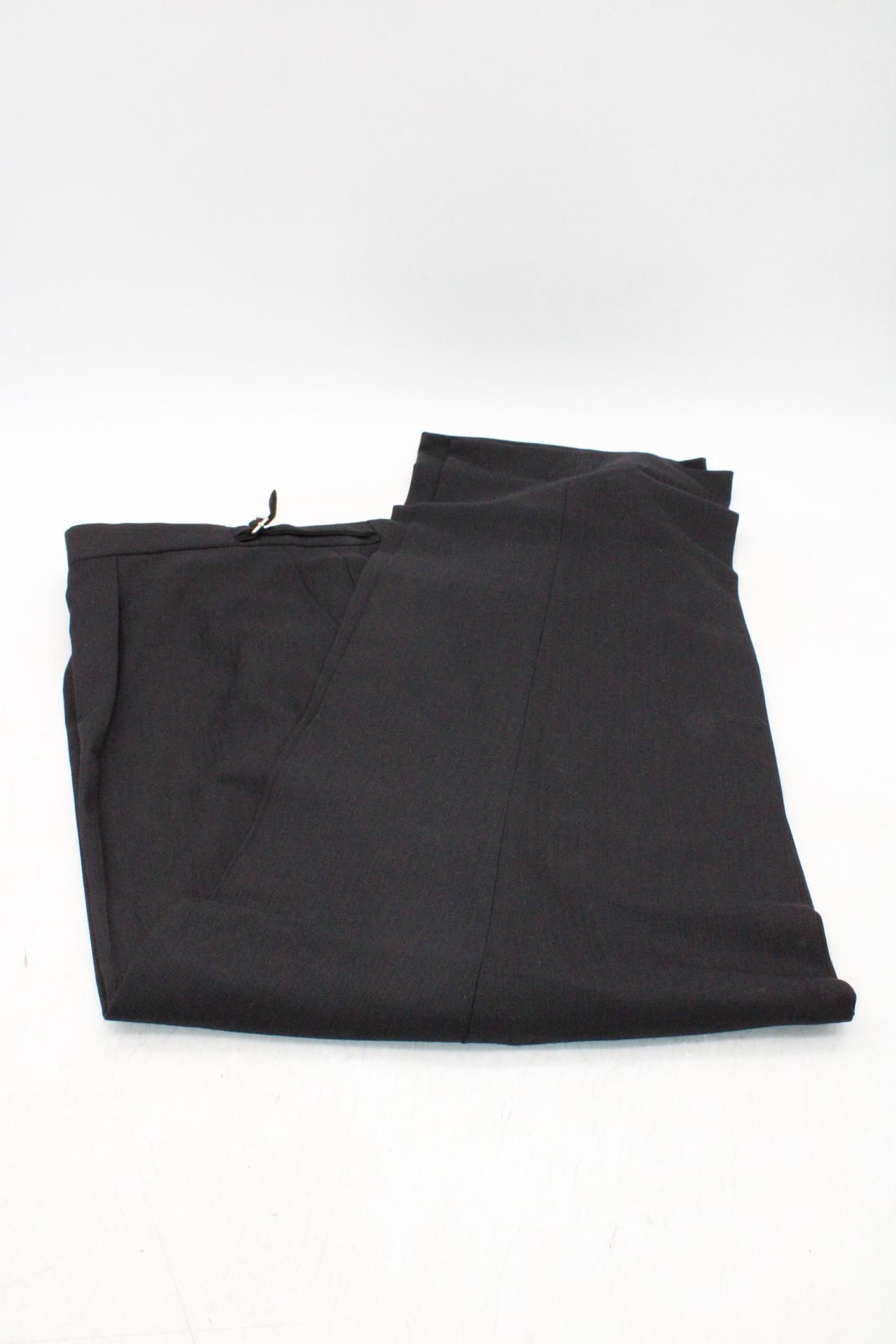 Men's Suit Trousers, Black, Size W46 L37