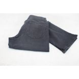 C'est Normal Women's Jeans with Holes, Black, Size L