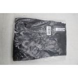 Four Rebellious Cuffed Cargo Trousers, Black, UK 18