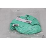 Wallien One Piece Front Zip Swimsuit, Aquamarine, Size S