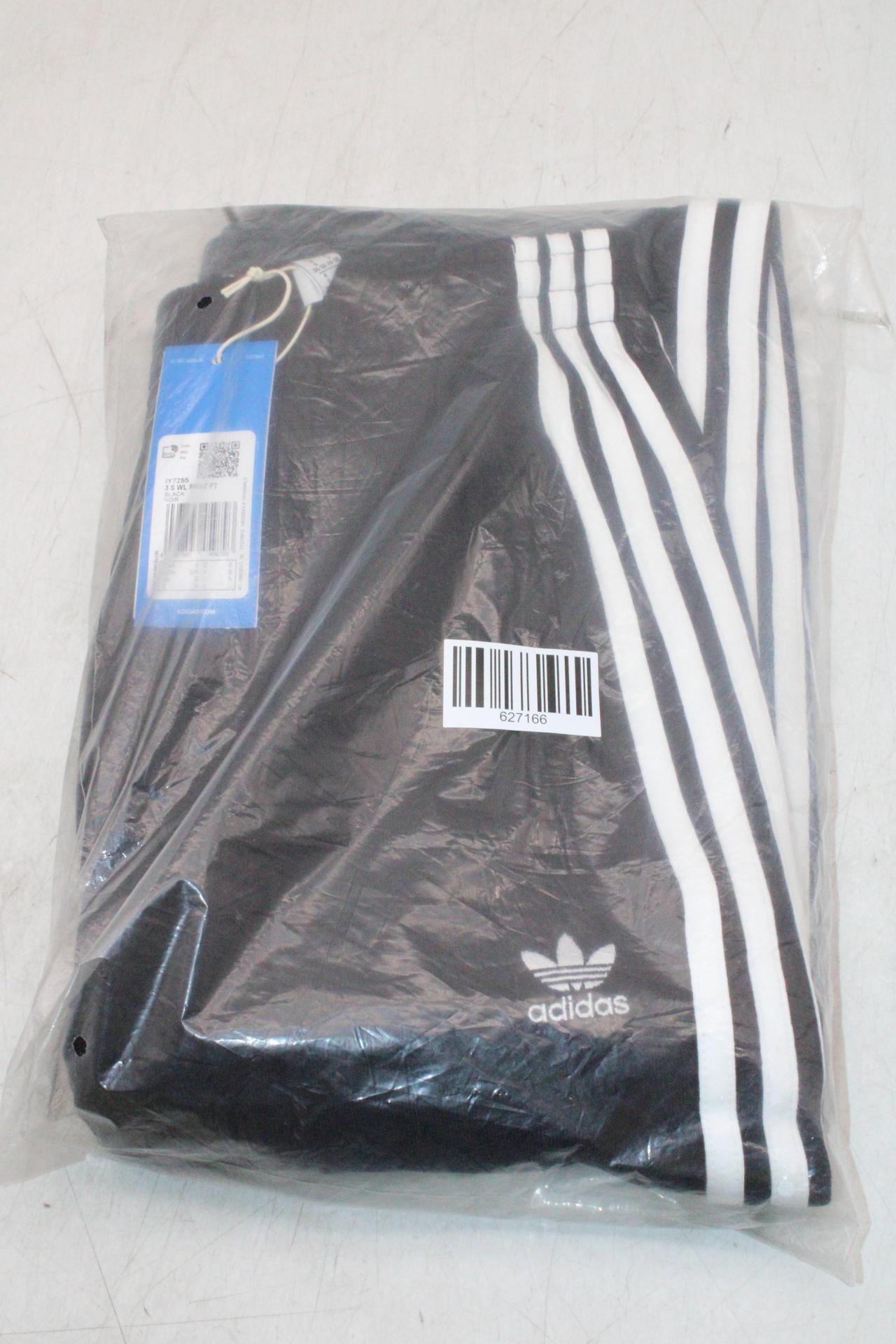Adidas IY725 Essentials 3-Stripes Wide Leg Joggers, Black, Size S
