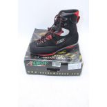 ArbPro Andrew Men's Cervino Wood Chainsaw Safety Boots, Black/Red, EU 48. Box damaged