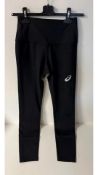 Two Asics Women's High Waist Tight, Black, Small