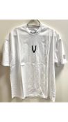Ten Valiance Men's Inception T-Shirt, White, Size M