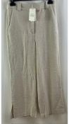 Malene Birger Women's Cimas Trousers, Cream, Size 40