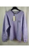 Etre Cecile Women's Pullover 'Good Life' Raglan Sweatshirt, Lavender, Size S