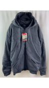 Lazyrolling Men's Armored Hoodie, Grey, Size 3XL