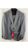 Hugo Boss Men's 2 Piece Suit, Grey, UK 44
