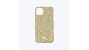 Two Swarovski Smartphone Gold Tone Cases for iPhone 12 Mini 5592046