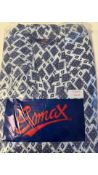 Two Somax Men's Brushed Cotton Pyjamas, Blue, Size S