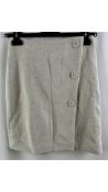 Malene Birger Women's Ciliaan Skirt, Cream, Size 32